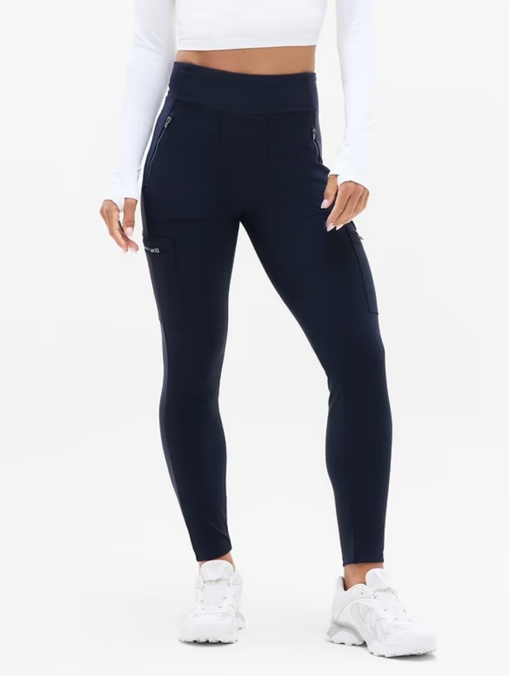 Athleta Black Headlands Hybrid Cargo Tights Leggings. Size 2